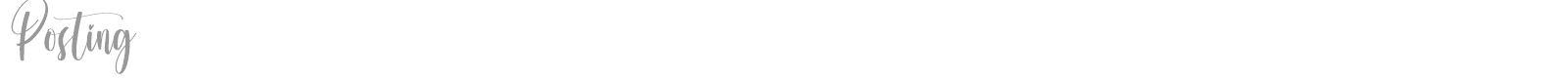 Posting font preview