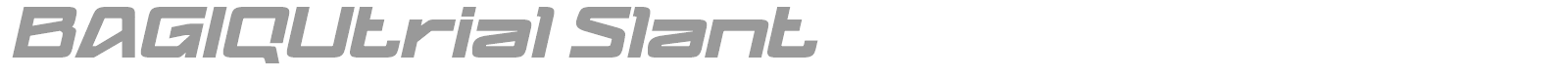 Bagiqu font preview
