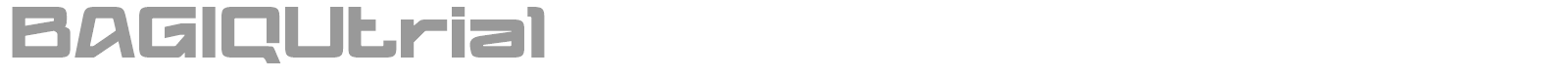 Bagiqu font preview