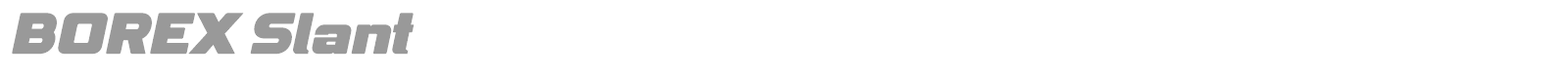 Borex font preview