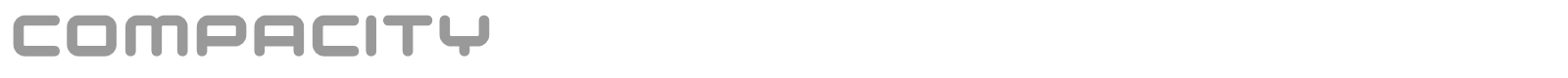 Compacity font preview