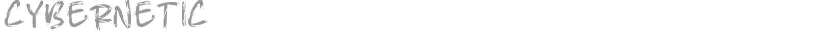 Cybernetic font preview
