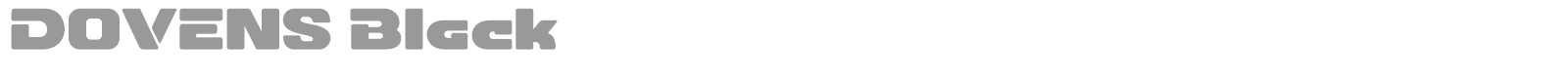 Dovens font preview