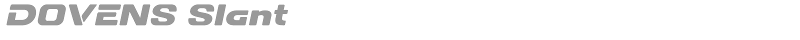 Dovens font preview