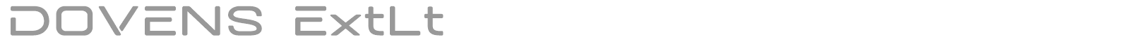 Dovens font preview
