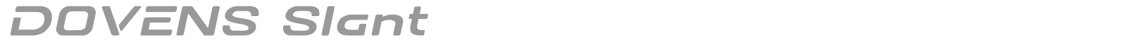 Dovens font preview