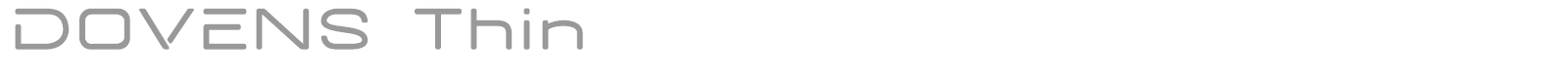 Dovens font preview