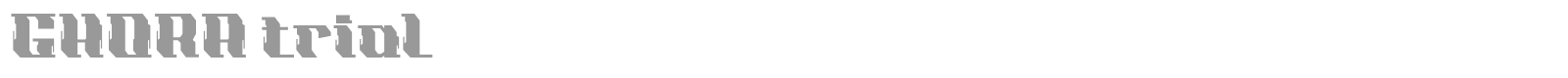 Ghora font preview