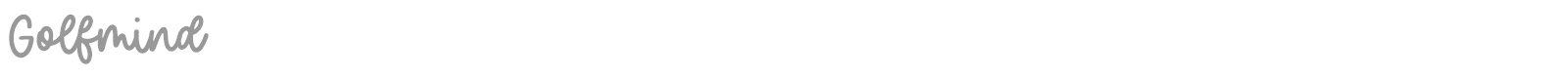 Golfmind font preview