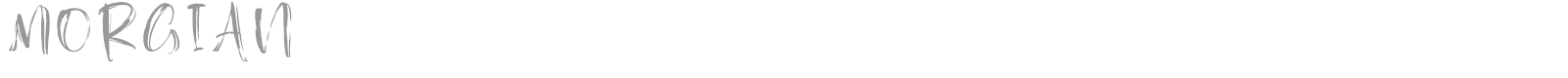 Morgian font preview