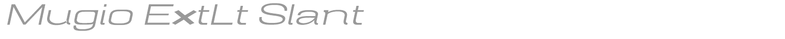 Mugio font preview