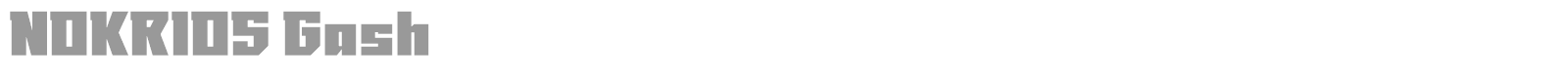 Nokrios font preview