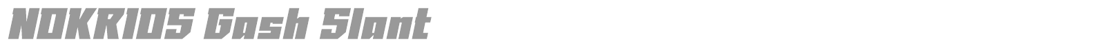 Nokrios font preview