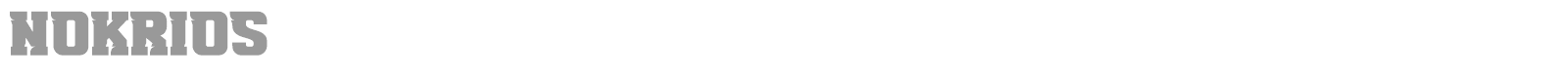 Nokrios font preview