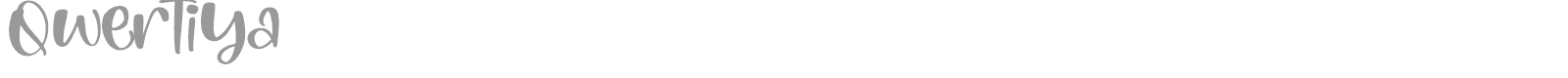 Qwertiya font preview