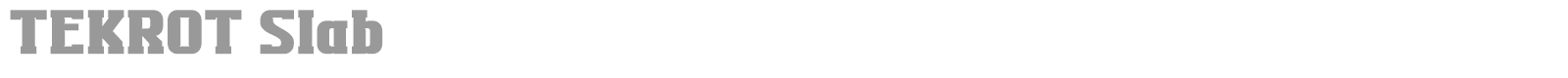 Tekrot font preview
