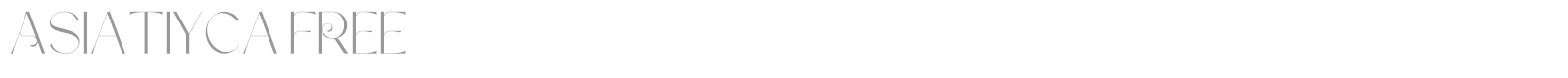 Asiatiyca font preview