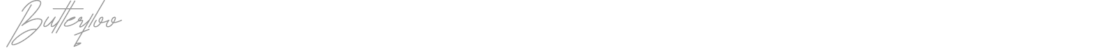Butterfloo font preview
