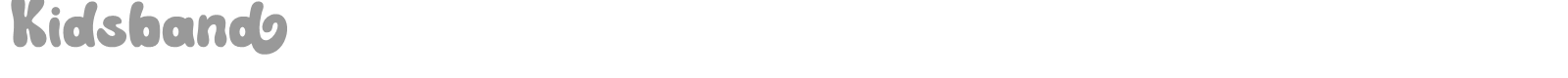 Kidsband font preview