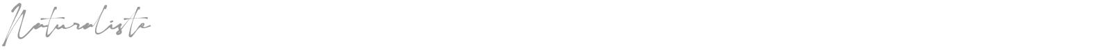 Naturaliste font preview