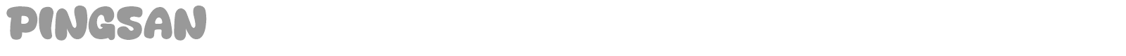 Pingsan font preview
