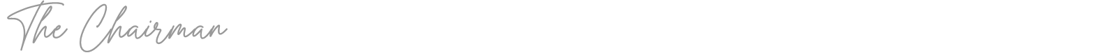 The Chairman font preview
