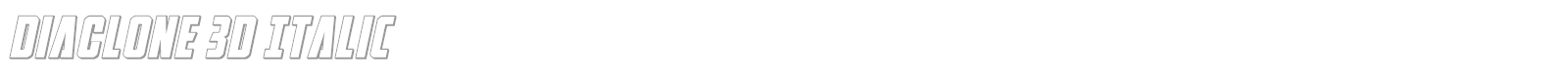 DiaClone font preview
