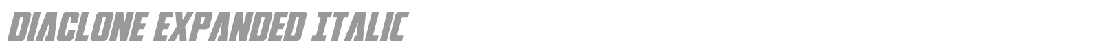 DiaClone font preview