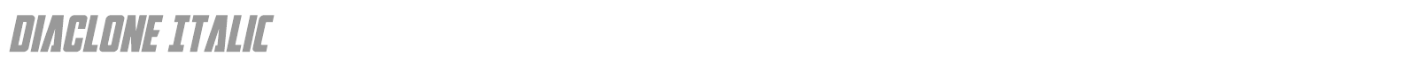 DiaClone font preview