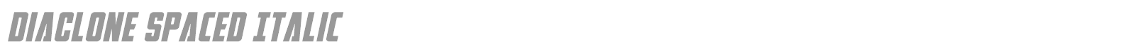 DiaClone font preview