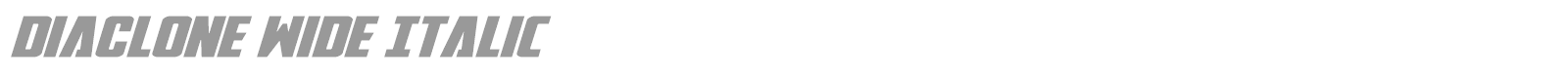 DiaClone font preview