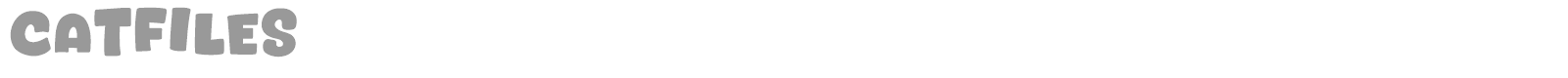 Catfiles font preview