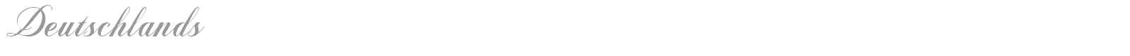 Deutschlands font preview
