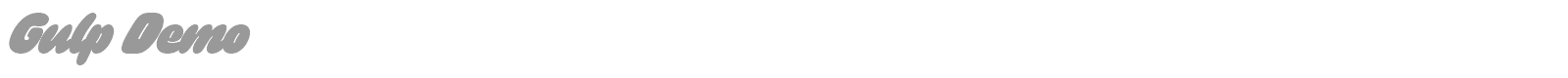 Gulp font preview