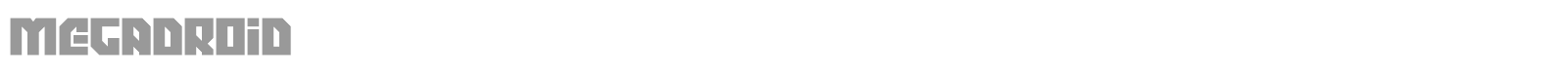 Megadroid font preview