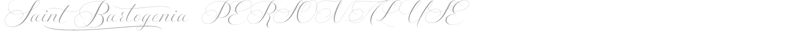 Saint Bartogenia font preview