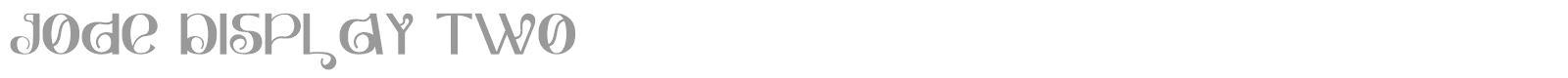 Jode font preview