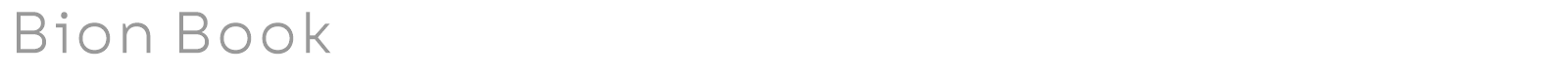 Bion font preview