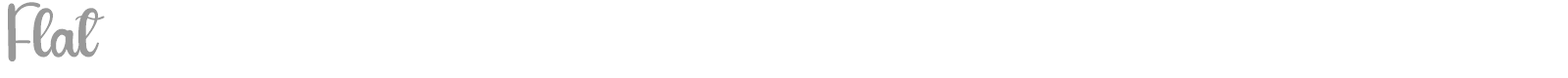 Flat font preview