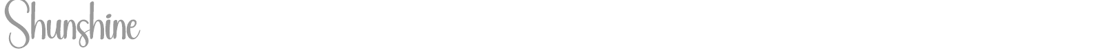 Shunshine font preview