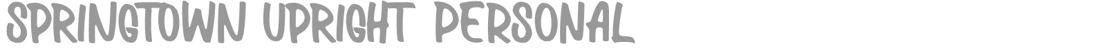 Springtown Market font preview