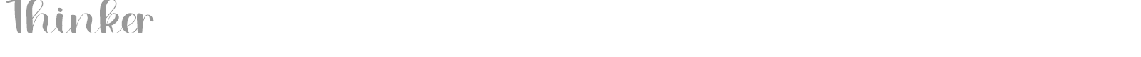 Thinker font preview