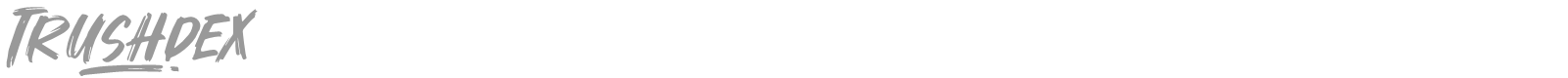 Trushdex font preview
