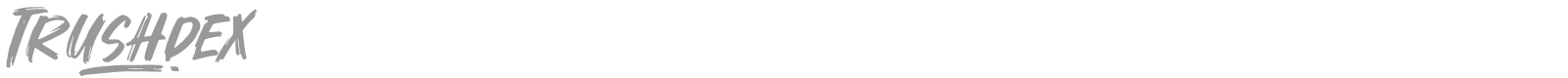 Trushdex font preview