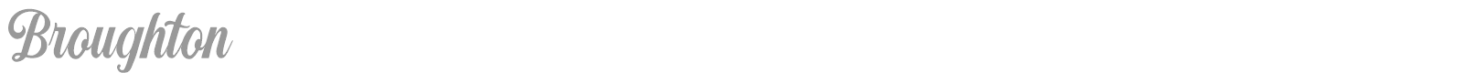 Broughton font preview