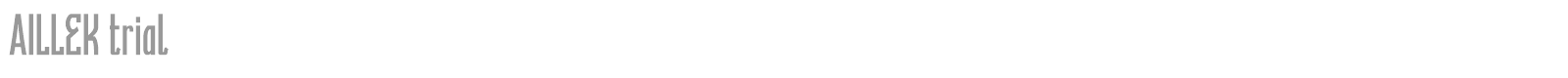 Aillek font preview