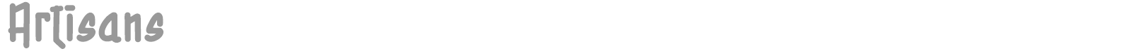 Artisans font preview