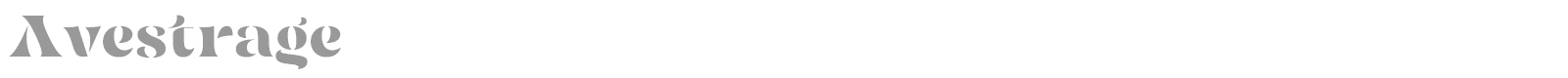 Avestrage font preview