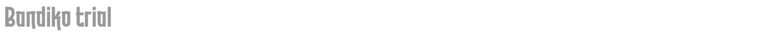Bandiko font preview
