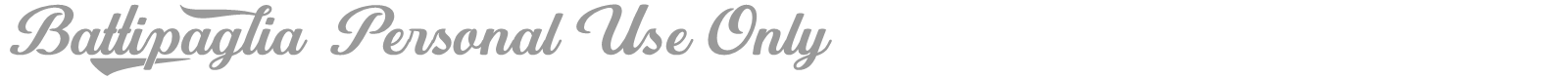 Battipaglia font preview